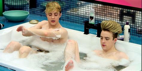 what s up with thong wearing jedward bathing together