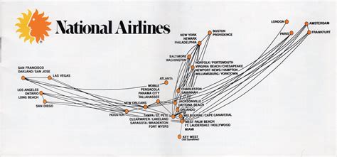 airline timetables national airlines june