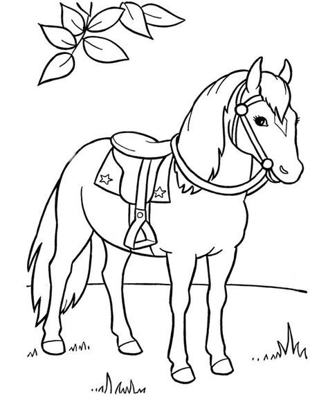 horse printable coloring pages  preschool