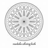 Circular Mandala Mandalas sketch template