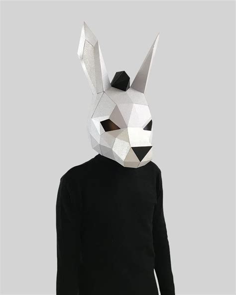 donkey mask template paper mask papercraft mask masks  etsy paper