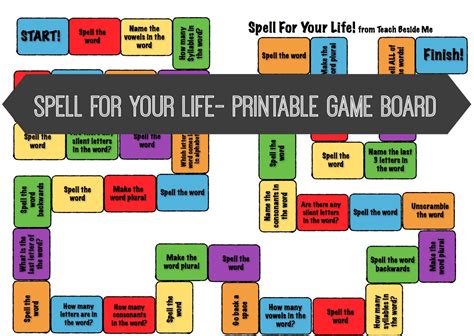 printable life board game     printablee