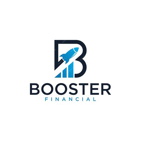 premium vector booster logo