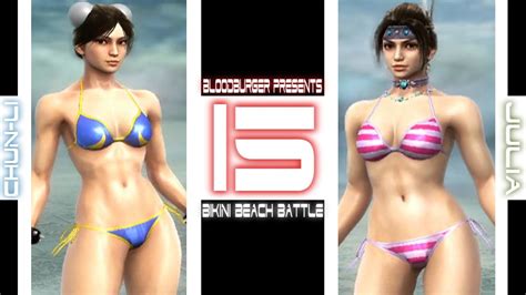 scv bikini beach battle julia vs chun li youtube