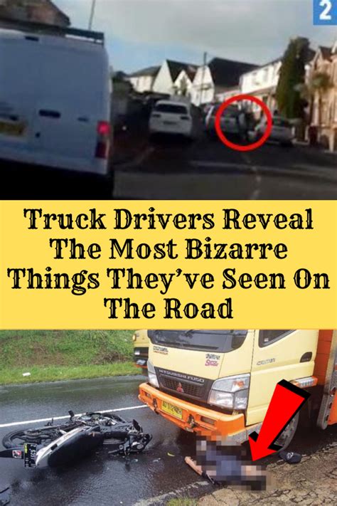 truck drivers reveal the most bizarre things they ve seen