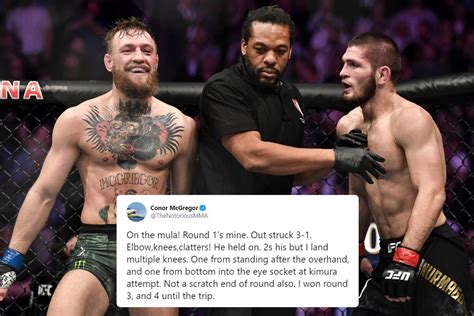 conor mcgregor claims he was beating pitiful khabib before he was