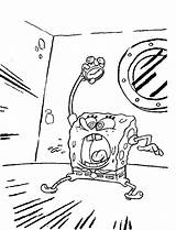 Spongebob Leponge Schwammkopf Kleurplaten Eponge Squarepants Ponge Spugna Esponja Malvorlage Mewarnai Despertador Dessins Colorier Animaatjes Trickfilmfiguren Ausmalbild Gritando Alzando Animasi sketch template