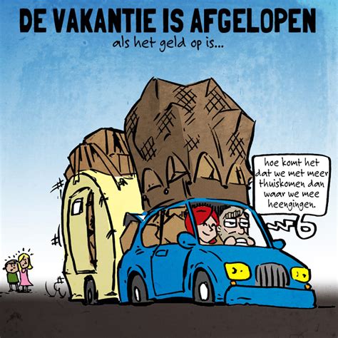 peterscartoons kassa kartoen vakantie