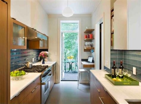 desain dapur rumah minimalis model double