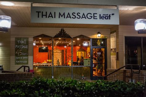 mint leaf thai massage    street suite  claremont ca