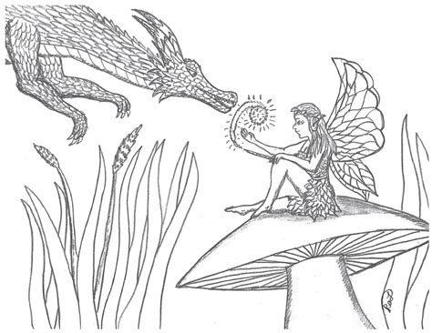 robins great coloring pages dragon fairies