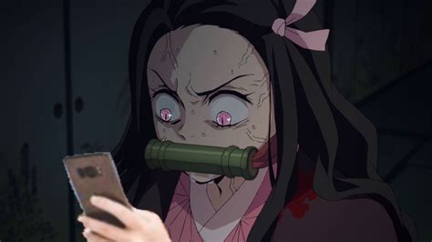 i wonder what she s looking at anime demon anime slayer anime