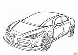 Coloring Rc Pages Car Getcolorings Peugeot sketch template