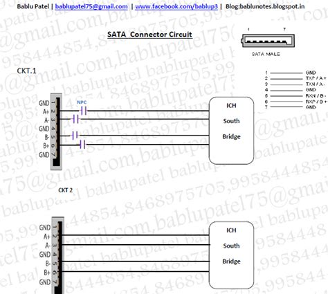bablu patel sata connector circuit diagram   problem  desktop motherboard