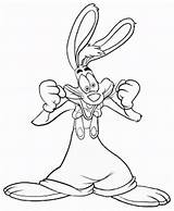 Rabbit Roger Jessica Coloring Pages Drawing Draw Drawings Adult Bunny Cartoon Getdrawings Choose Board sketch template