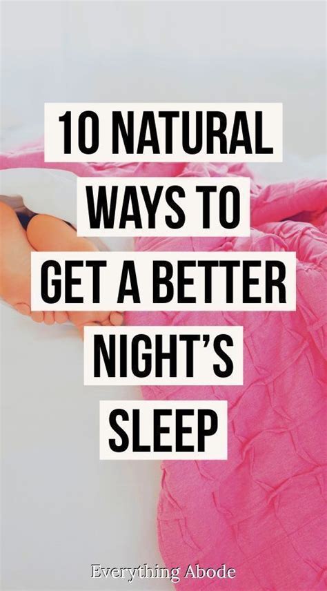 10 natural and proven tips to sleep better at night sleep better tips