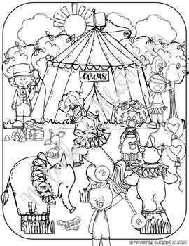 circus coloring pages train printable sheets colouring lion theme visit
