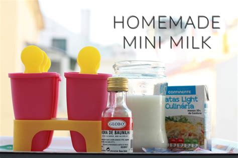 homemade mini milk ice cream recipe