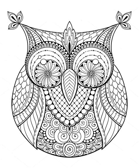 pin  animal zentangle coloring pages