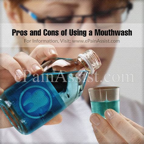 pros and cons of using a mouthwash