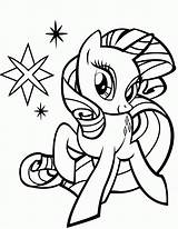 Coloring Pages Littlepony Pony Little Book Popular sketch template