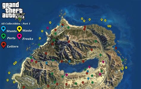 gta  secret locations map misteri