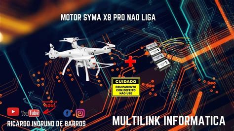 syma  pro nao liga os motores youtube