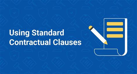 standard contractual clauses termsfeed