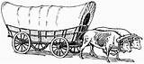 Conestoga Carreta Carretas Wagons Schooner Pioneer Westward Clearance Latest Caballo Wagen Antigua sketch template