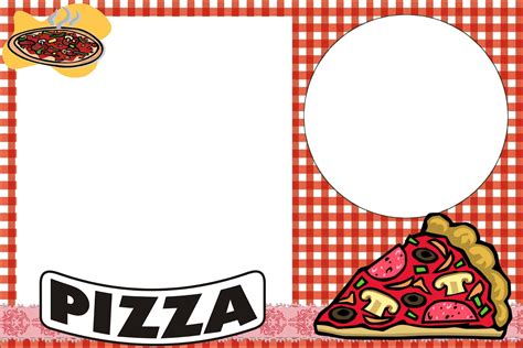 printable pizza party invitation template printable templates