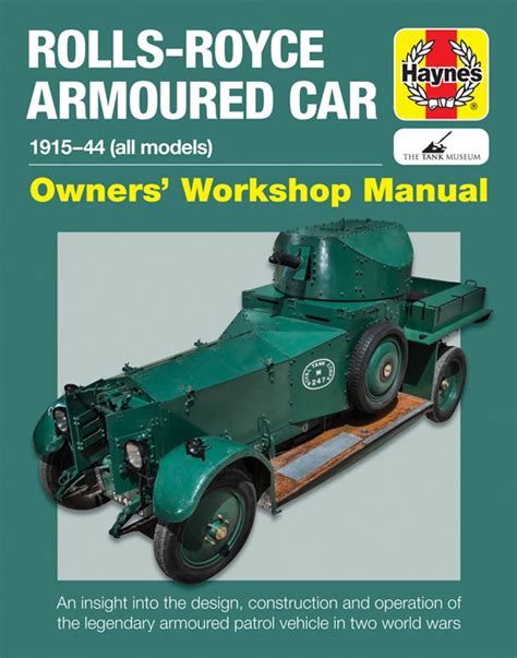 rolls royce armoured car owners workshop manual