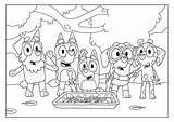 Bluey Colouring Friends Sheets Spy Game Tv Website sketch template