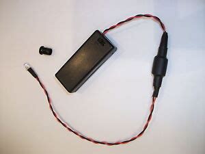 battery powered flashing red led mm choose  flash interval ebay