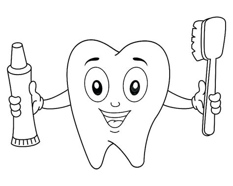 toothbrush coloring pages  kids coloring pages