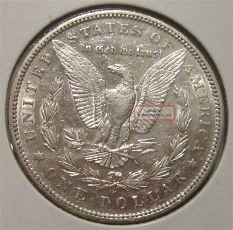 morgan silver dollar au rare key date  silver coin