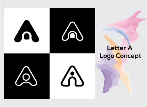 letter  logo concept   ruhel  dribbble