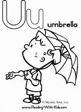 Daycare Umbrella Rainy sketch template