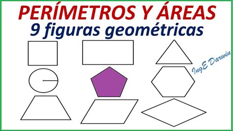 perimetros  areas de  figuras geometricas ejemplos youtube