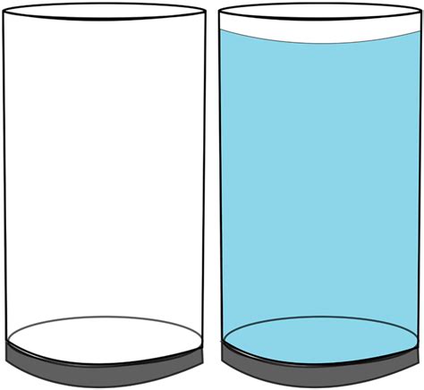 Full Glass Empty Glass Clipart Png Download Full Size Clipart
