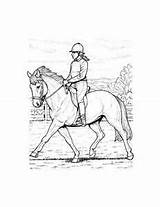 Horse Coloring Pages Jumping Riding Printable Dressage Show Print Spirit Realistic Sheets Horses Pferde Color Ausmalbilder Getdrawings Getcolorings Popular Coloringhome sketch template
