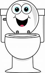 Cartoon Clip Toilet Potty Clipart Training sketch template
