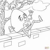 Humpty Dumpty Coloring Pages Fell Wall Off Clipart Printable Drawing Cartoon Print Coloringtop Color Supercoloring Books Nursery Popular sketch template