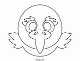 Eagle Mask Color Printable Coloring Masks Pages Kids Choose Board Maskspot sketch template