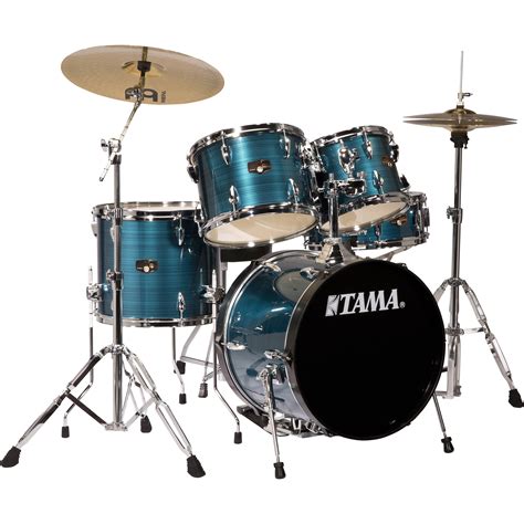 tama ipchlb imperialstar  piece drum set  cymbals