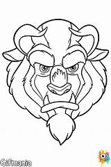 Bestia Beast Príncipe Adam Representa sketch template