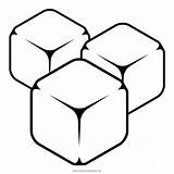 Hielo Gelo Cubos Ghiaccio Cube Cubetti Pinclipart Cubes Confirmation Lds Ultracoloringpages sketch template