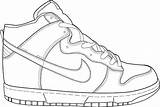 Coloring Shoes Sporty sketch template