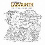 Coloring Labyrinth Adult Jim Book Hensons Henson Books sketch template