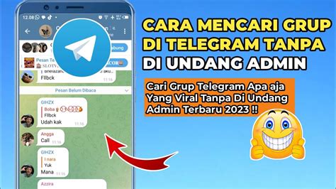 mencari grup  telegram  diundang oleh admin youtube