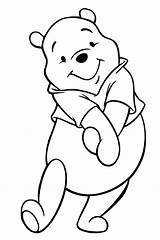 Pooh Bear sketch template